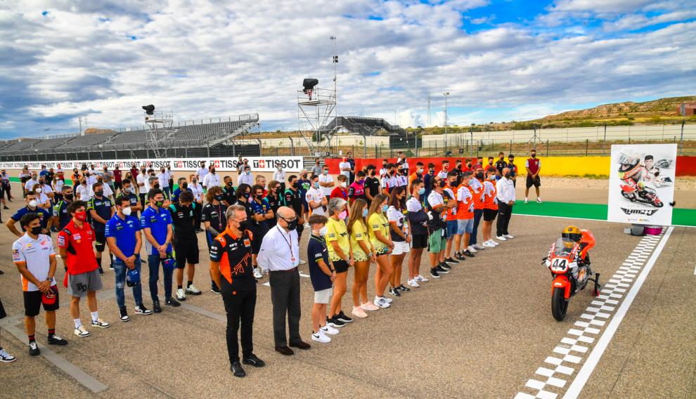 Presentación del Gran Premio Tissot de Aragón en Motorland: homenaje a Hugo Millán