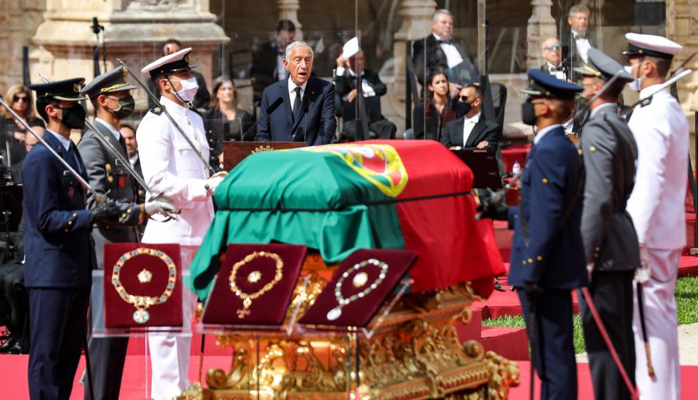 Funeral of former Portuguese President Jorge Sampaio in Lisbon