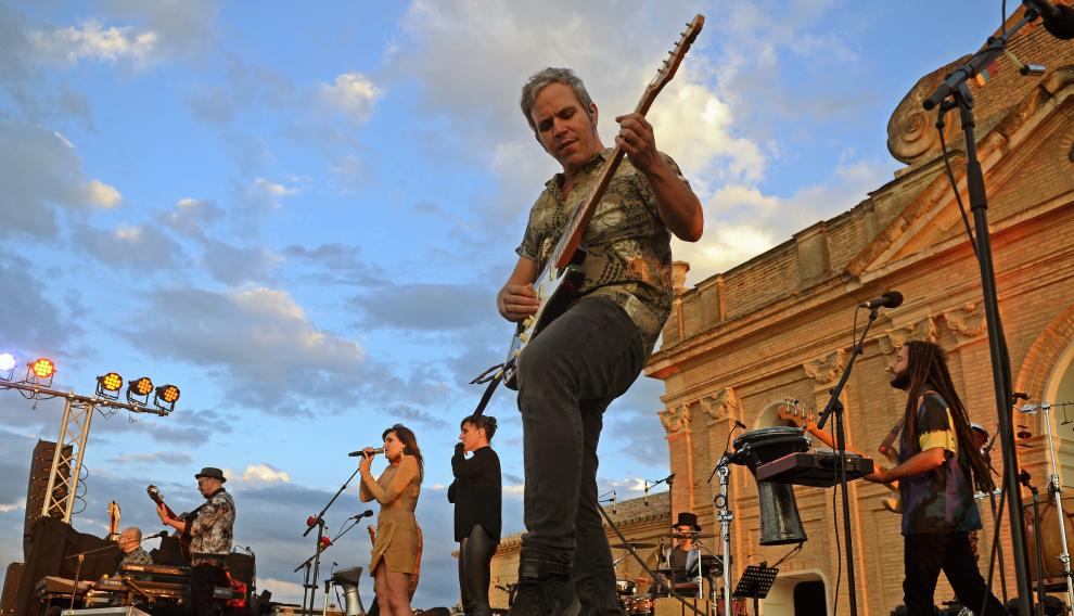 La cantante ha demostrado durante el concierto una complicidad envidiable con sus músicos.