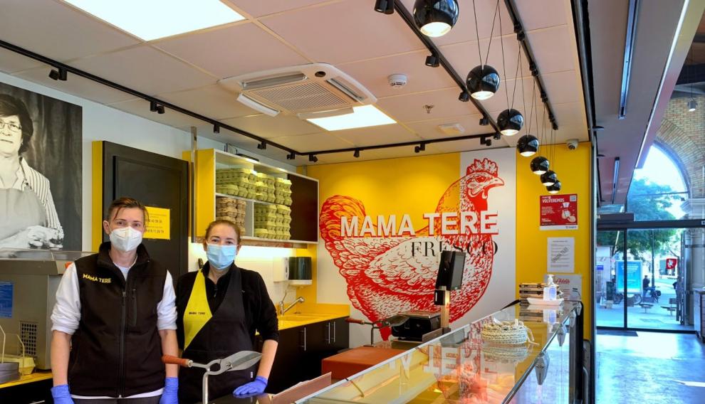 La pollería Mama Tere está ubicada en el Mercado Central.