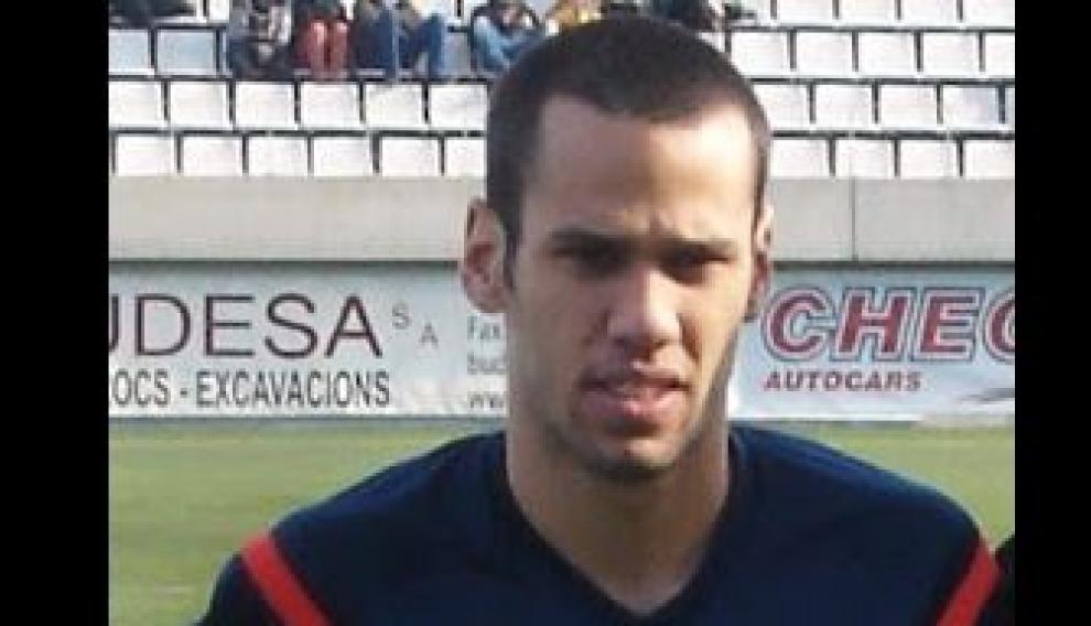 González Francés, en un partido de fútbol 11.