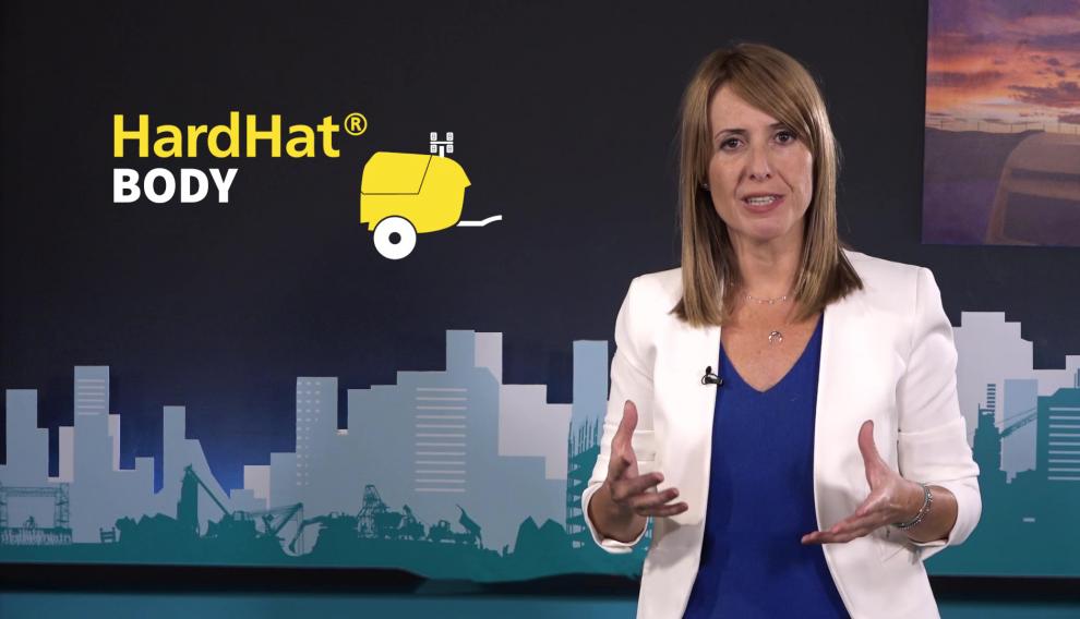 Rosa Mauri, durante uno de los lanzamientos virtuales de producto de Atlas Copco.