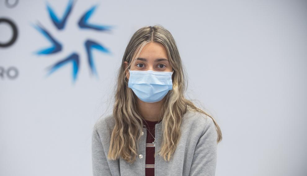 Emilly Bernardes estudia el Grado Superior de Informática en el Centro San Valero en Zaragoza.