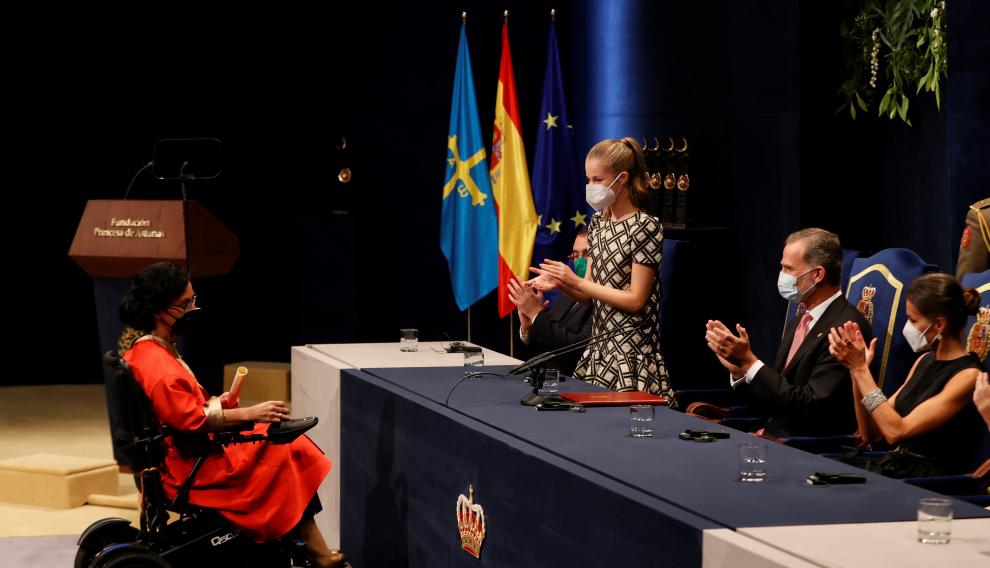 Teresa Perales recibe el Princesa de Asturias.