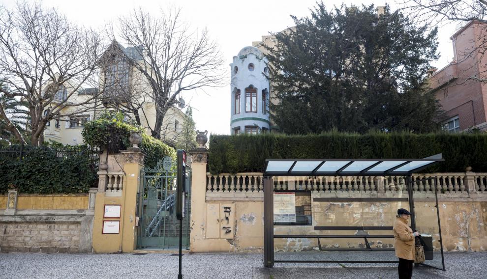 Casa Rosita, en el paseo de Ruiseñores de Zaragoza.