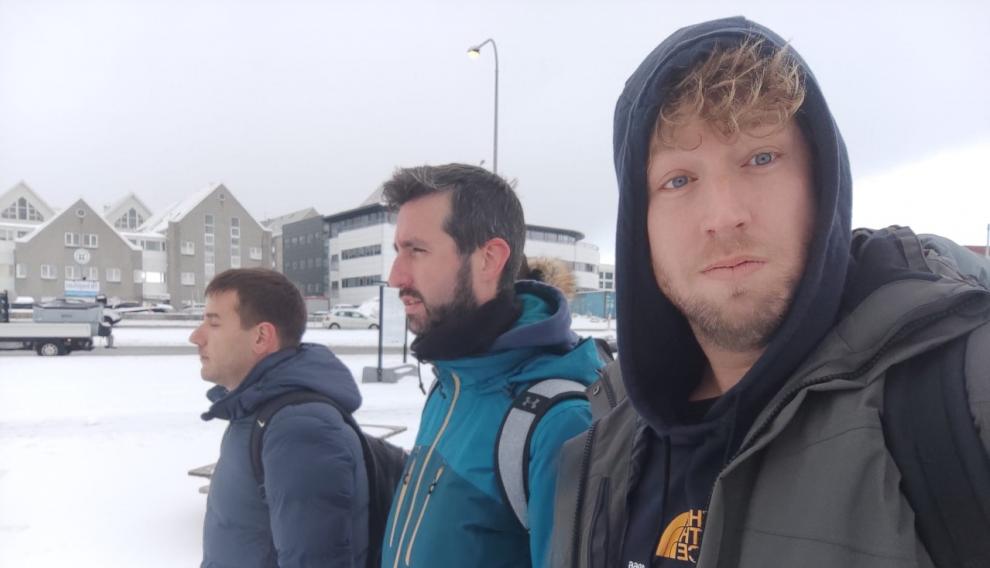 Los viajeros aragoneses que se han quedado tirados en Islandia.