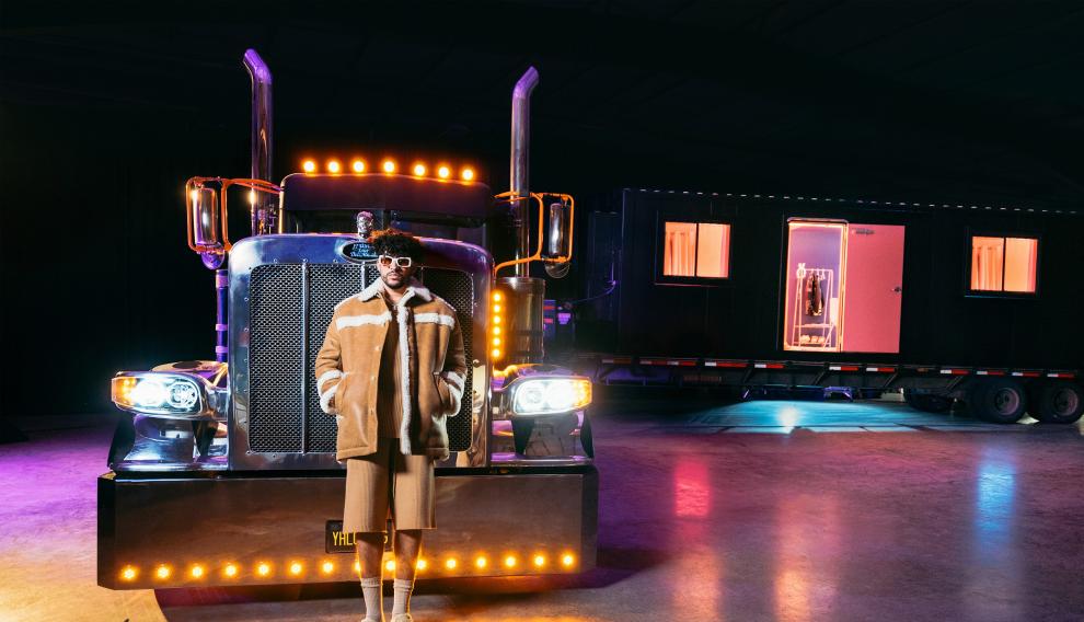 El camión de Bad Bunny