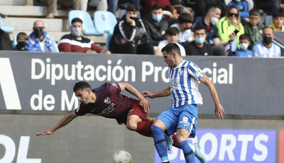 Partido Málaga - SD Huesca en La Rosaleda