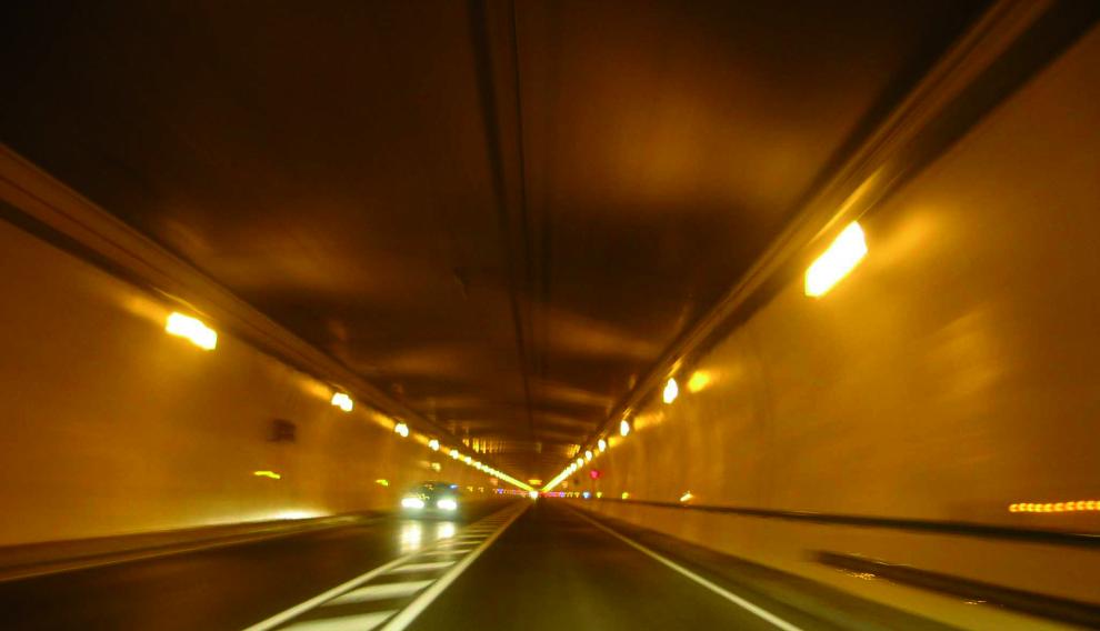 El túnel del Somport, tras su inauguración, en 2003.