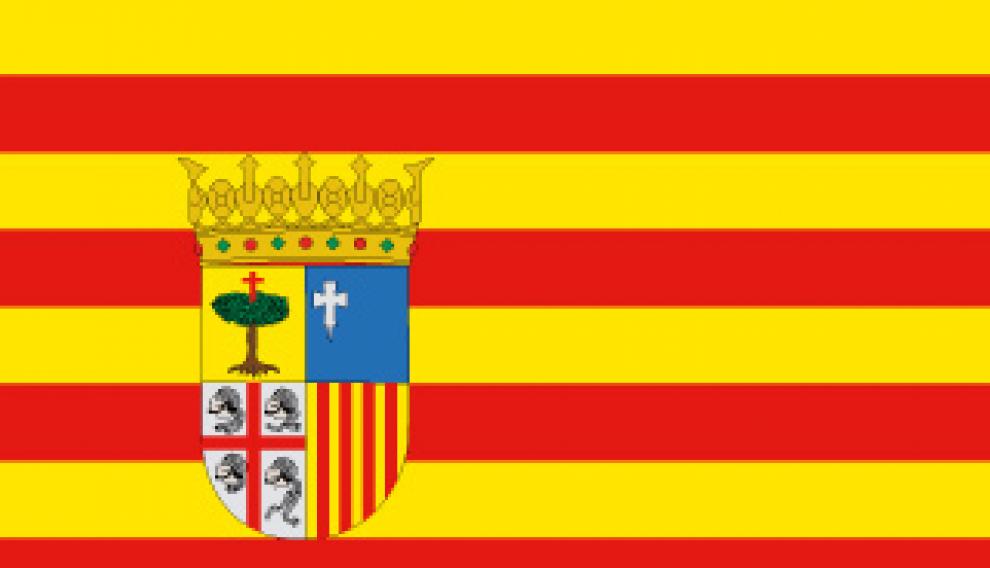 Bandera de Aragón.