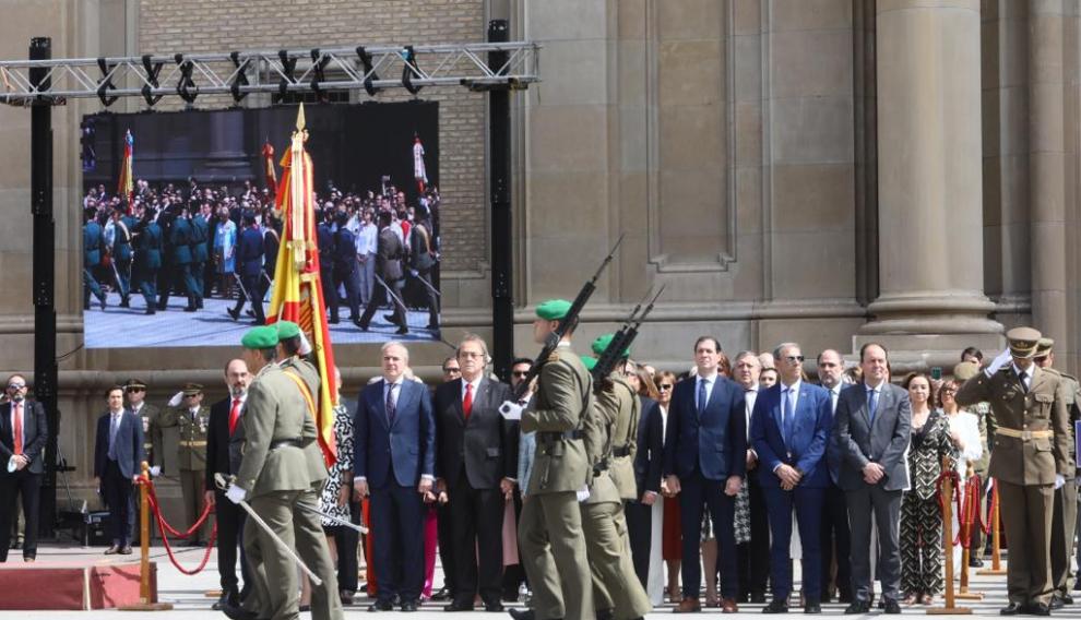 Lambán y Azcón, entre los invitados al acto