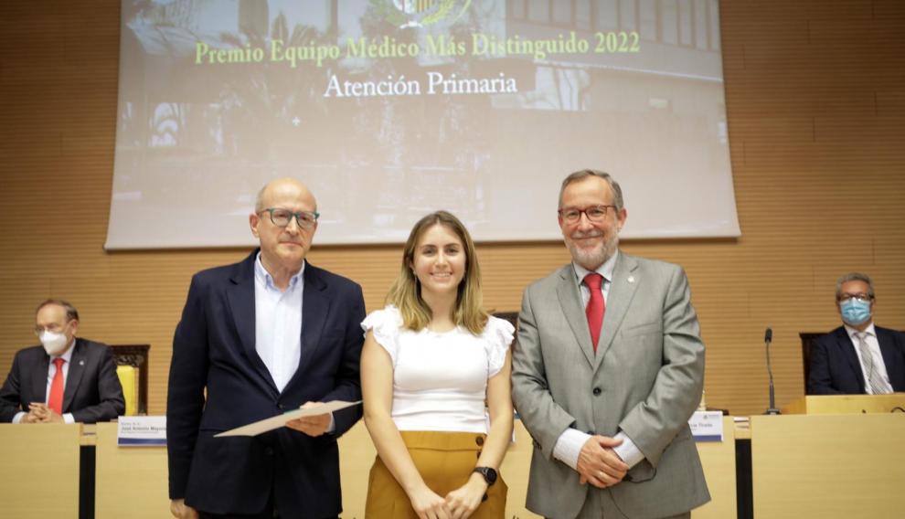 El premio al ‘Equipo Médico Más Distinguido de los años 2020 y 2021 del Colegio de Médicos de Zaragoza ha recaído sobre Colectivo Médico de Atención Primaria