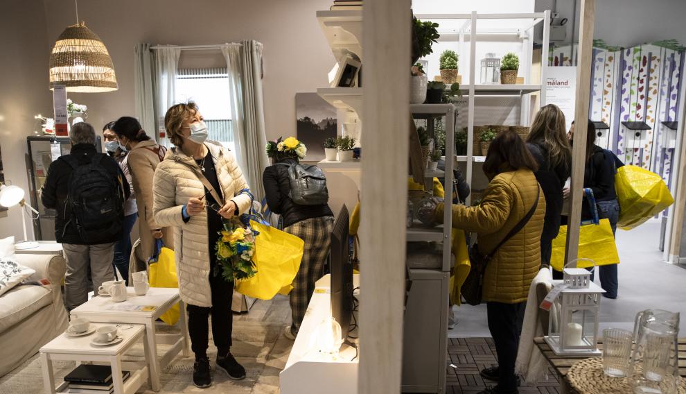 Inauguración de la primera tienda de la multinacional sueca Ikea en Chile