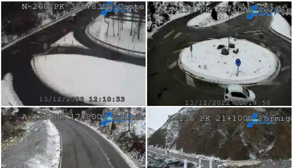 El estado de las carreteras del Pirineo oscense mejoraba este martes