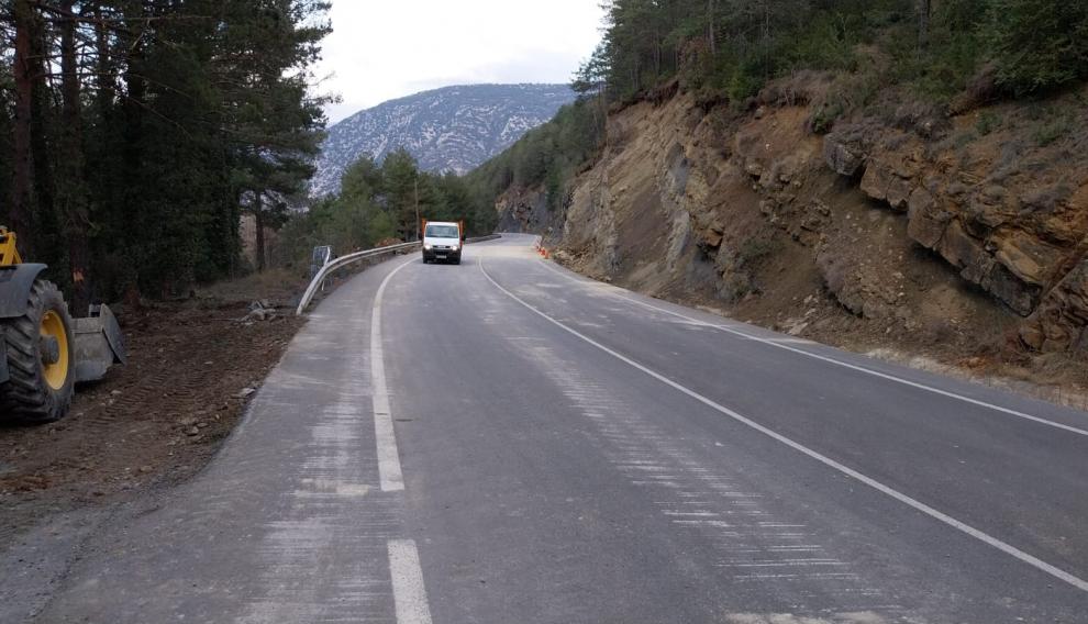 La carretera ha quedado despejada a las seis de la tarde.