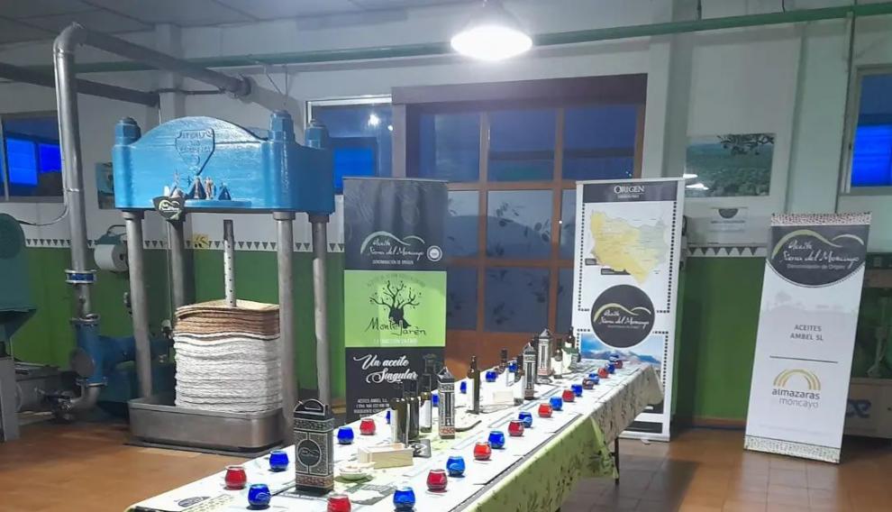 La almazara de aceites Olimbel, una de las marcas que comprende la D. O. de aceites Sierra de Moncayo.