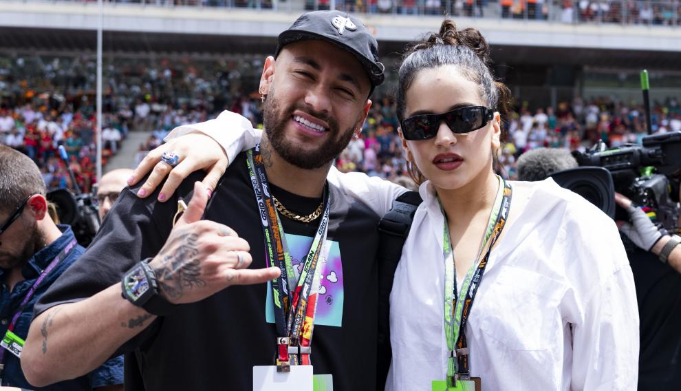 Neymar y Rosalía entre los famosos que disfrutaron de la carrera en Montmeló