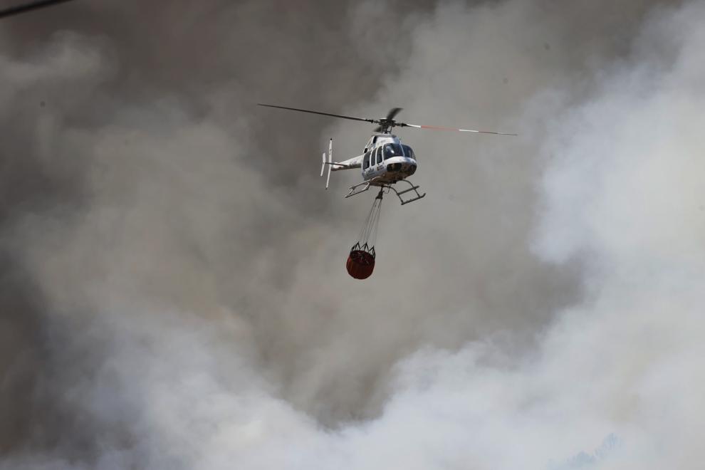 Fotos del incendio de Ateca este miércoles