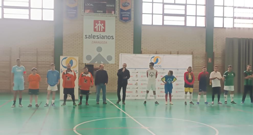 Trofeo Kambalache de fútbol sala inclusivo en Zaragoza.