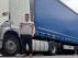 Juan Carlos Torres, este jueves, junto a su camión, en las proximidades de París.