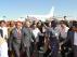El presidente de Suráfrica, Jacob Zuma, a su llegada a Trípoli en Libia.