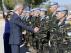 El ministro de Defensa, Pedro Morenés, visitó ayer las tropas españolas desplegadas en el sur del Líbano.
