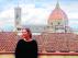 La historiadora de arte Raquel Gallego, en Florencia, la ciudad donde vive e investiga