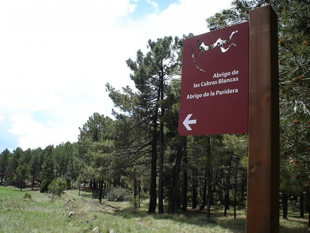 Los abrigos del Parque de Albarracín se pueden visitar siguiendo una ruta señalizada.