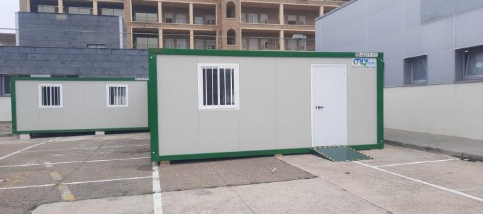 Exterior de la sala de espera de familiares en las urgencias del Royo Villanova.