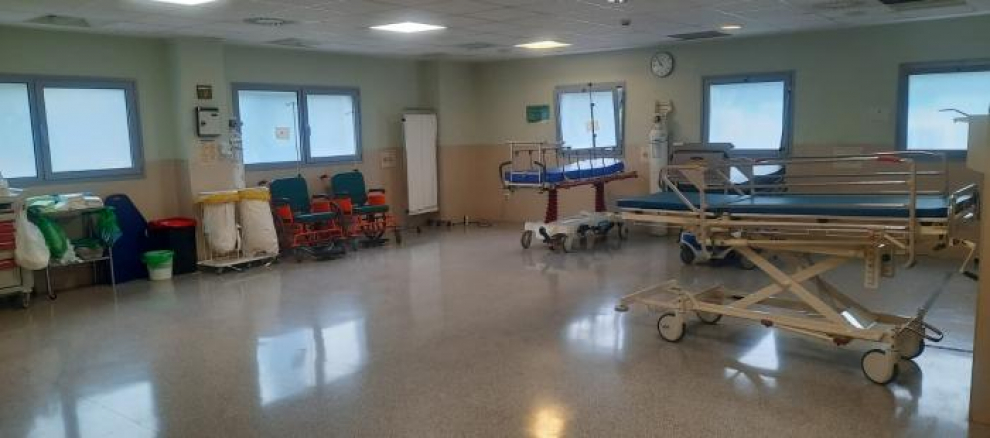Nueva zona de pacientes en las urgencias del Royo Villanova.