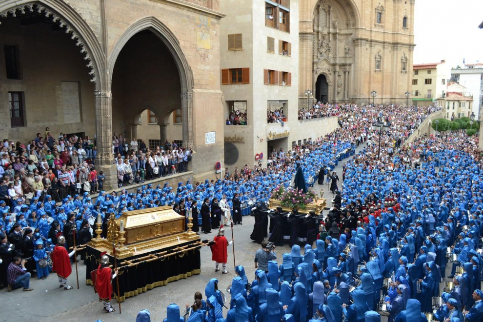 Fotos antiguas de la Semana Santa en el Bajo Aragón