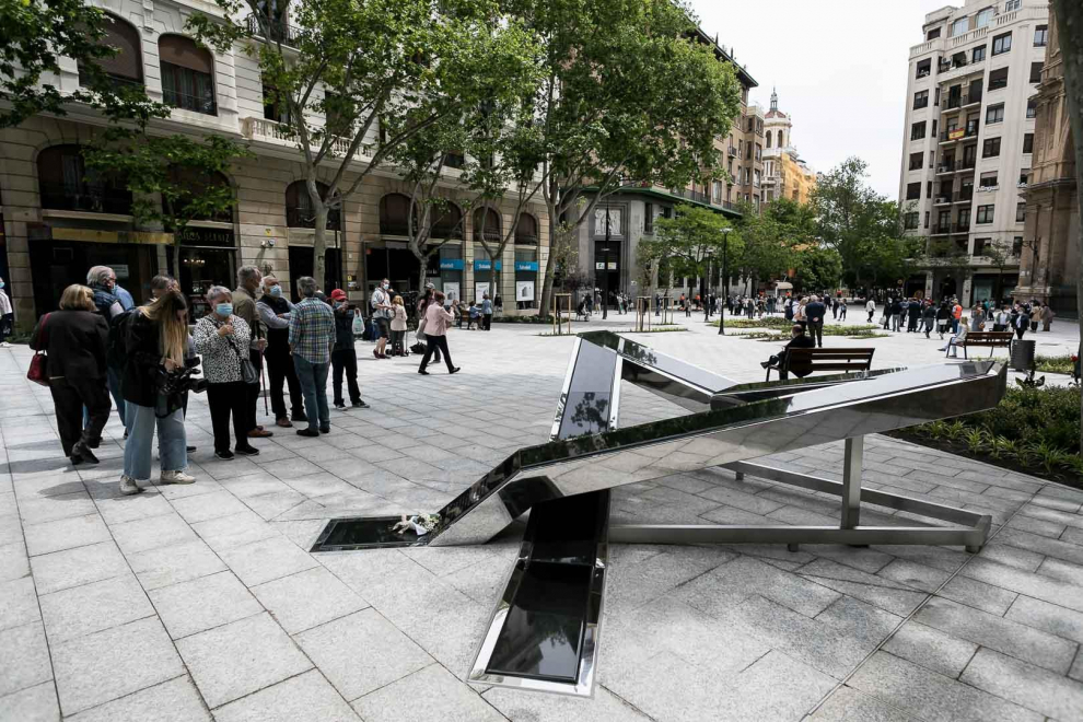 Estreno de la plaza de Santa Engracia reformada.