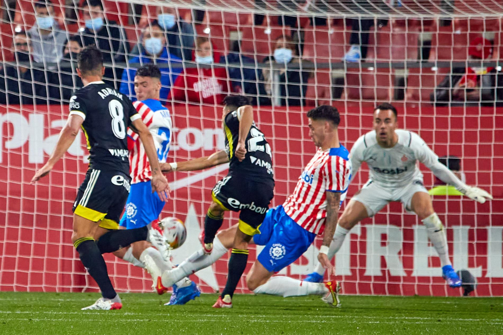 Partido Girona-Real Zaragoza, 12ª jornada de Segunda División