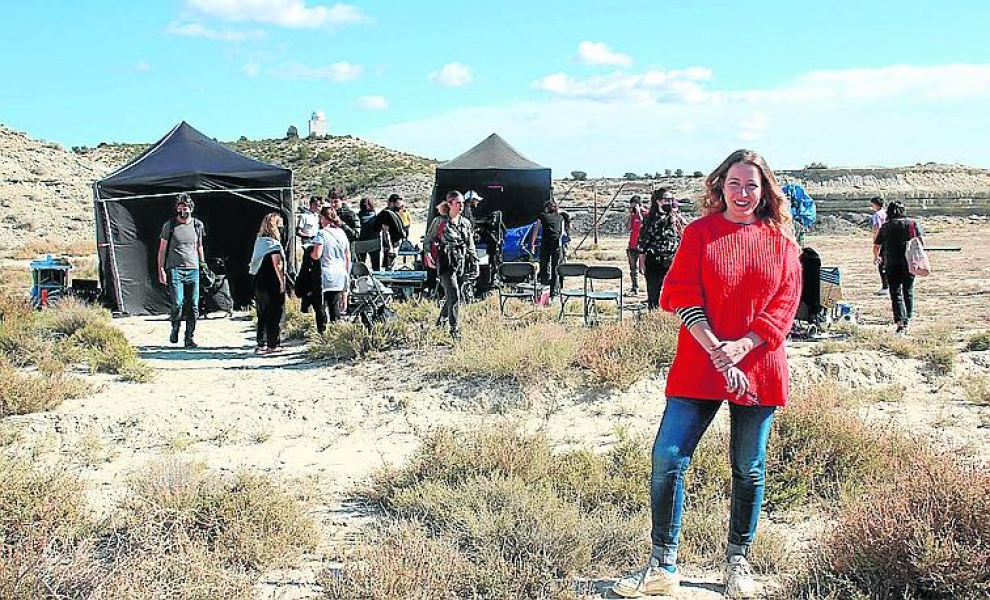Pilar Palomero ha rodado en tierras monegrinas.