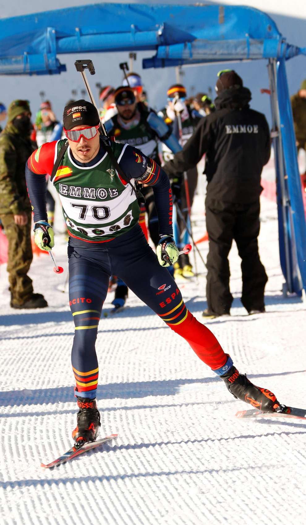 Imágenes de los Campeonatos Nacionales Militares de Esquí Imágenes