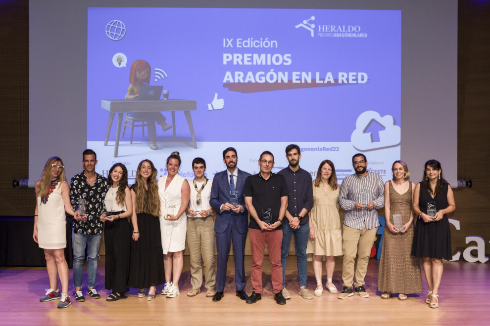 Los IX Premios Aragón en la Red de HERALDO se han celebrado este miércoles.