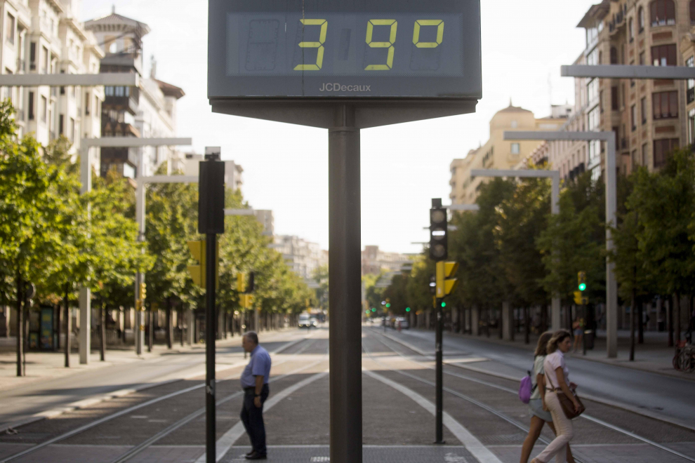 Nueva ola de calor en Zaragoza.