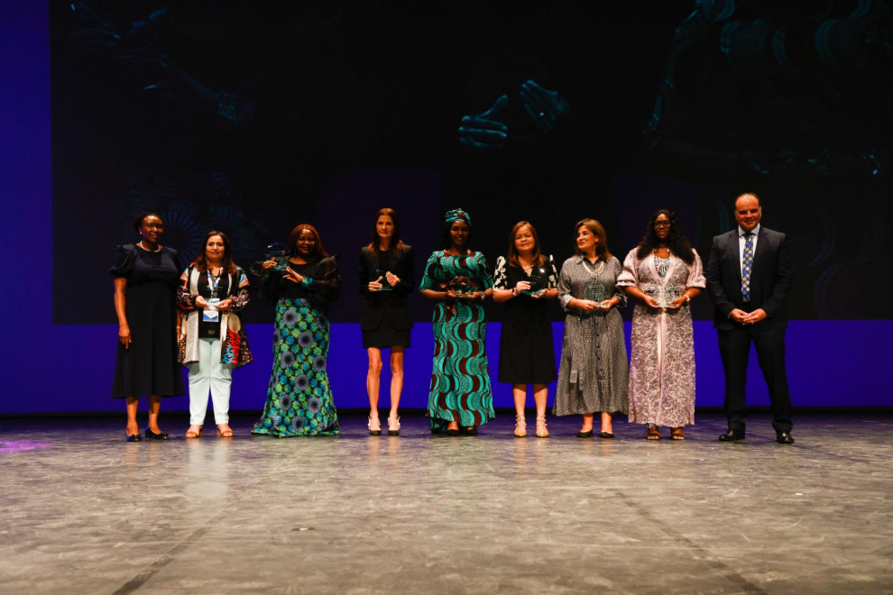 Acto en el que Fernando de Yarza ha anunciado a las ganadoras del premio WAN-IFRA Women in News.