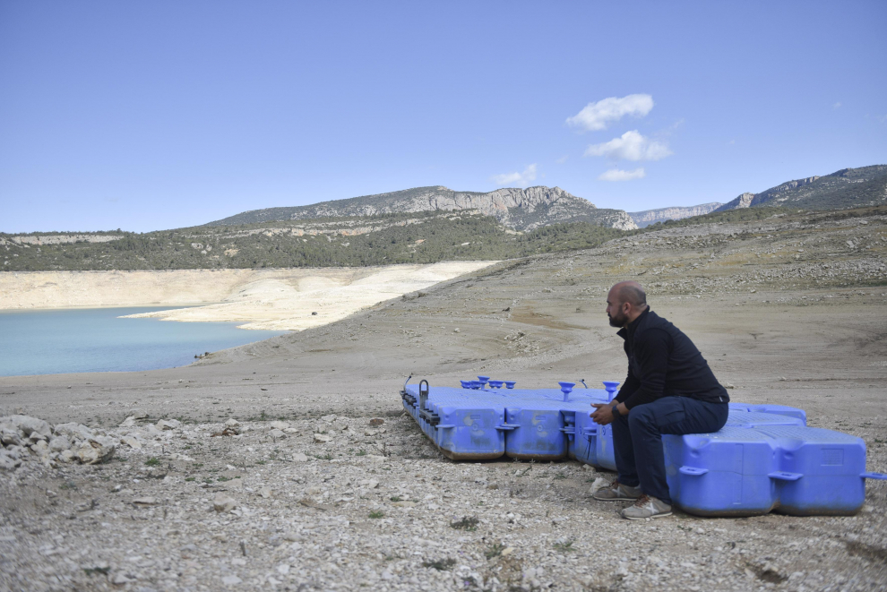 Canelles, en el río Noguera-Ribagorzana, se encuentra al 20% de su capacidad, sin posibilidad de su uso para la navegación.