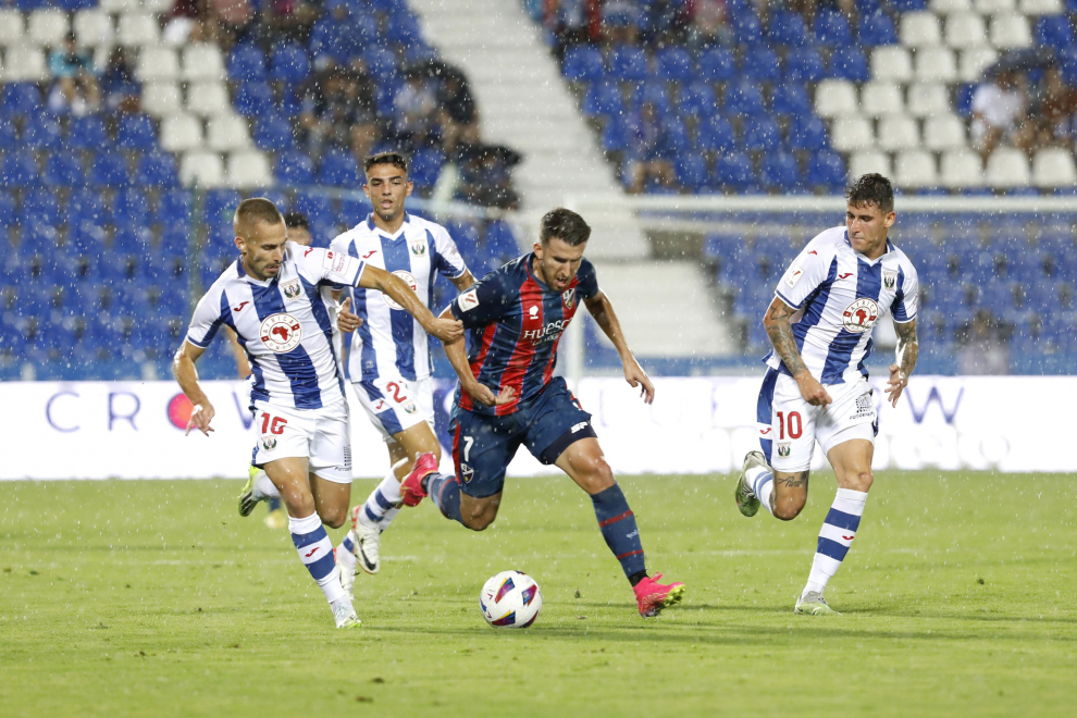 Imagen del encuentro Leganés - SD Huesca, correspondiente a la jornada 5 de Segunda División