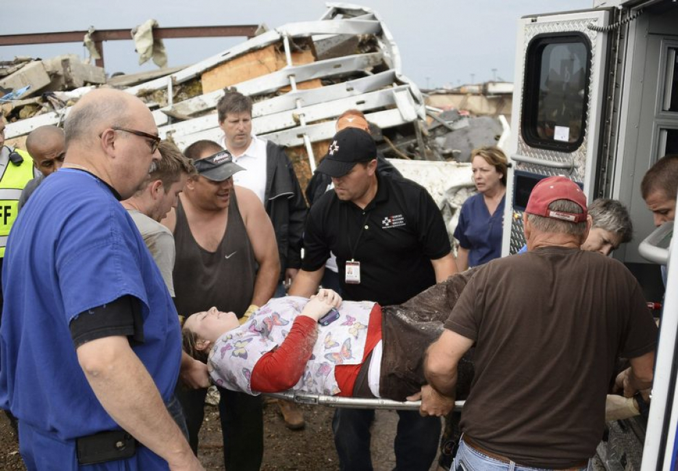 Devastador tornado en Oklahoma