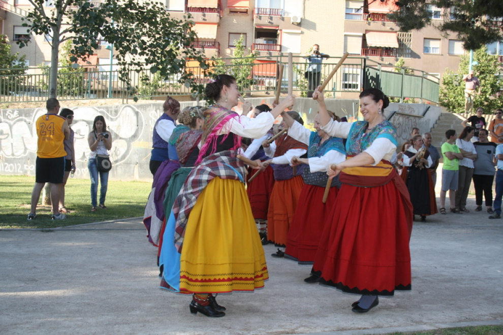 Inauguración del pontón del Ebro