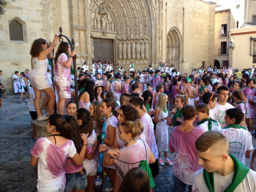 Huesca espera el cohete que anuncie el inicio de las fiestas