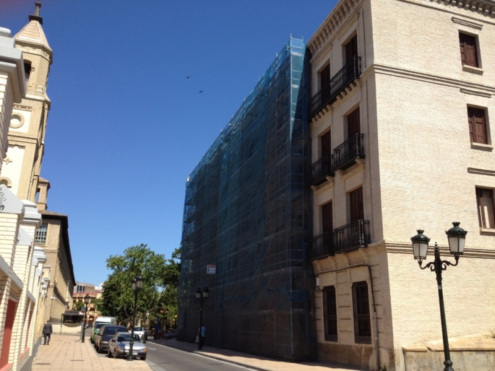 Antiguo cuartel de Pontoneros en Zaragoza