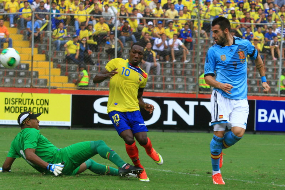 La selección española ha jugado un partido amistoso contra Ecuador, previo a la clasificación del Mundial 2014.