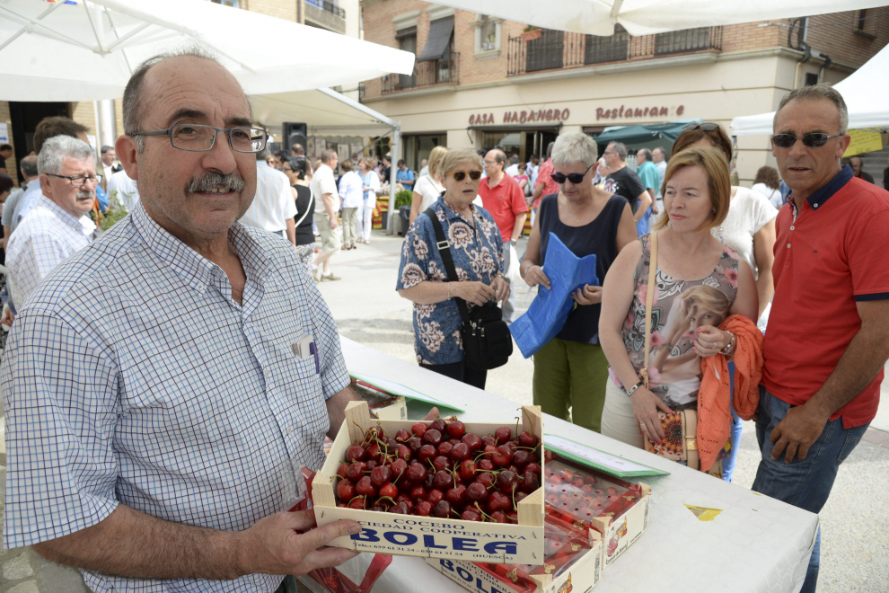 Feria de la cereza en Bolea.