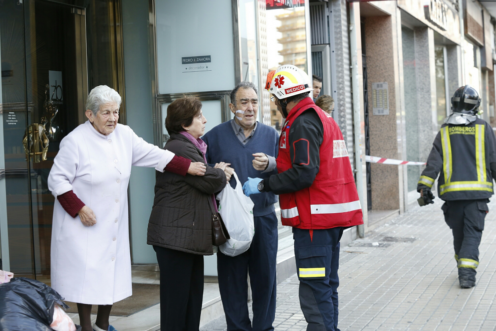 Fuerte explosión de gas en Tenor Fleta