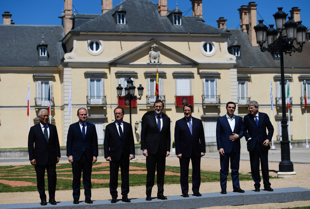 Los líderes de siete países del sur de Europa se reúnen en El Pardo