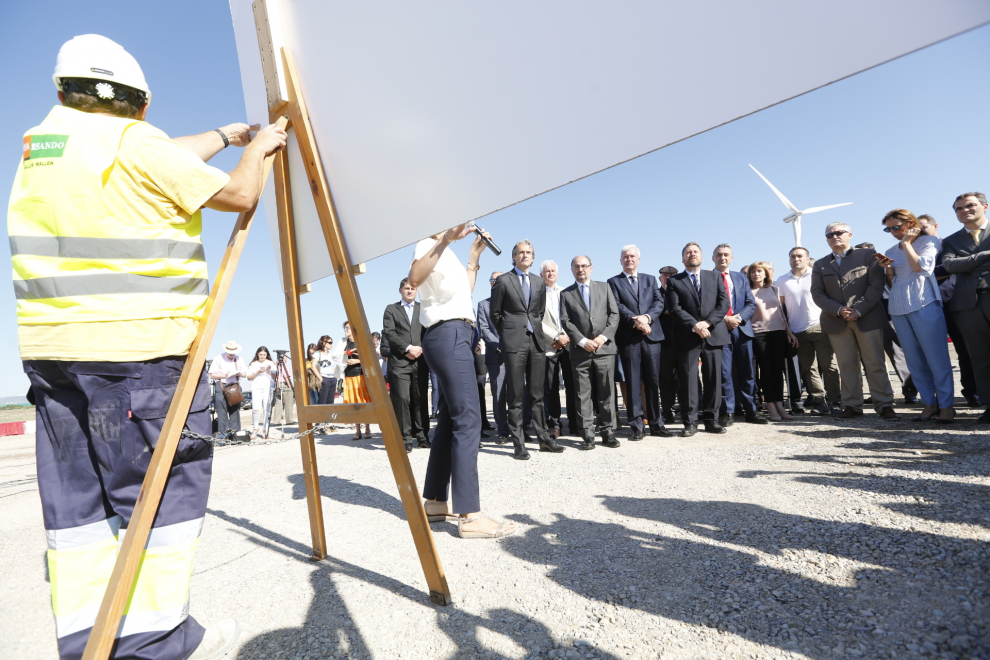 Acto de la colocación de la primera piedra en la N-232