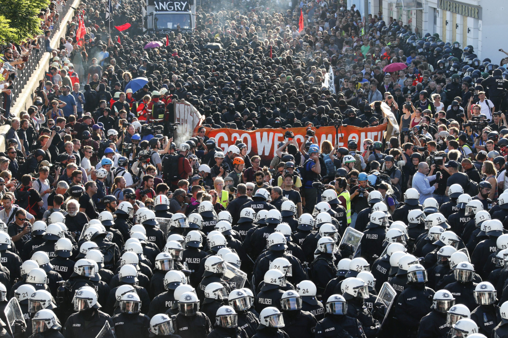 Disturbios en Hamburgo en la víspera de la cumbre del G20